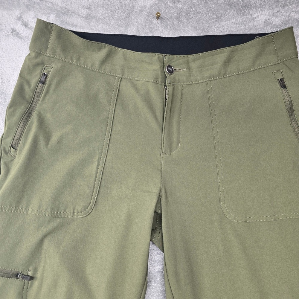 Columbia Womens Olive Green Hiking Cargo Pants Size 16 Stretch Outdoor XK0701 - Picture 5 of 16